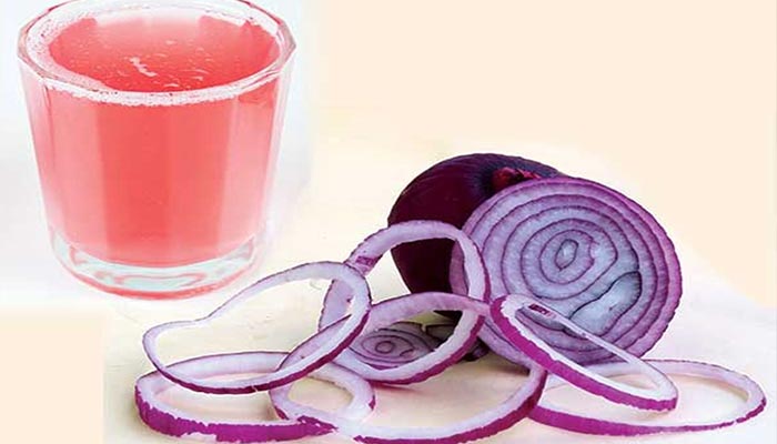گرفتن آب پیاز برای رشد مو